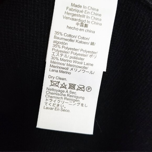 J.Crew Cecile Relaxed Sweater-Blazer Cardigan Jacket M Black Wool Blend BF013 - Picture 11 of 16